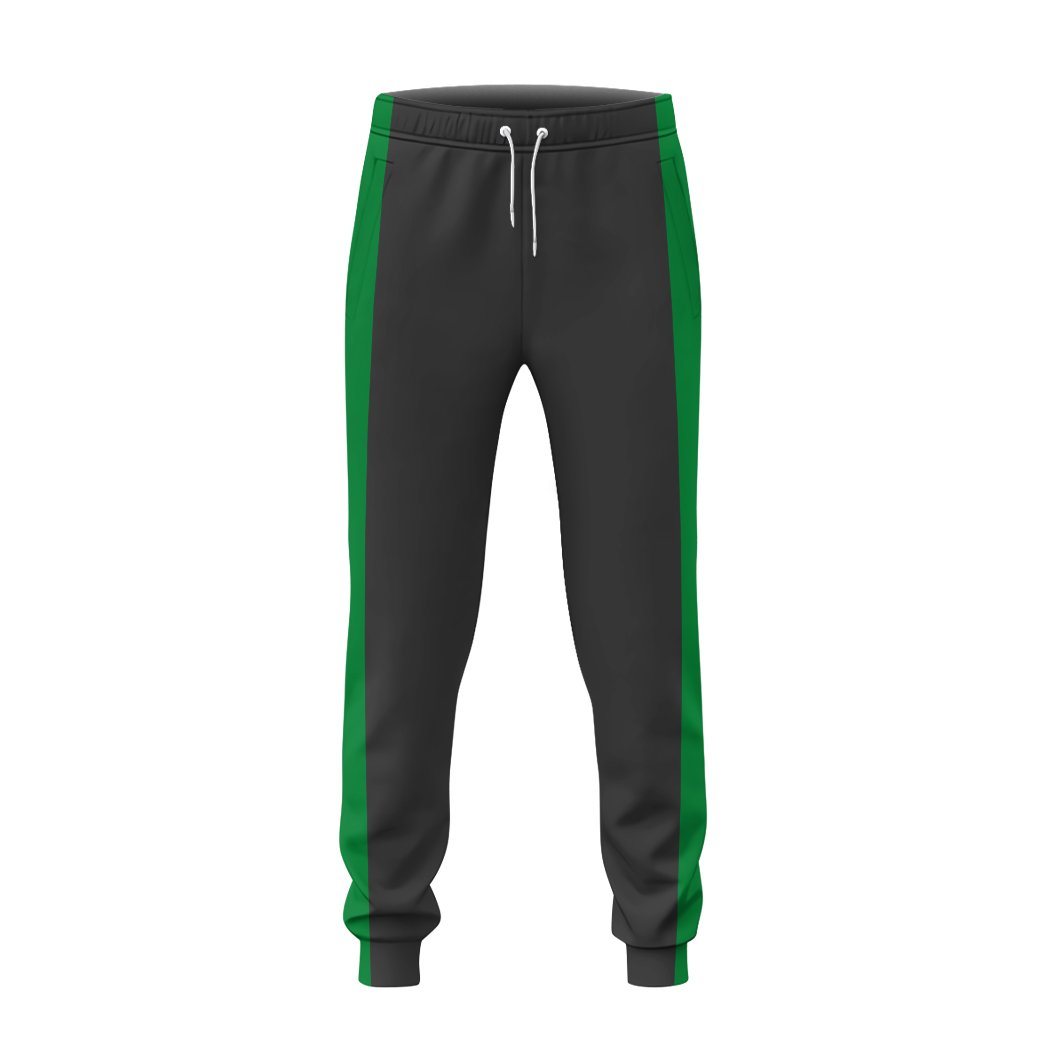 Gearhuman 3D Power Rangers S.P.D Green Uniform Sweatpants GB290136 Sweatpants