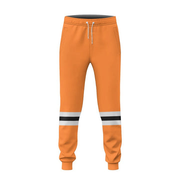 Gearhumans 3D Power Rangers SPD Orange Sweatpants