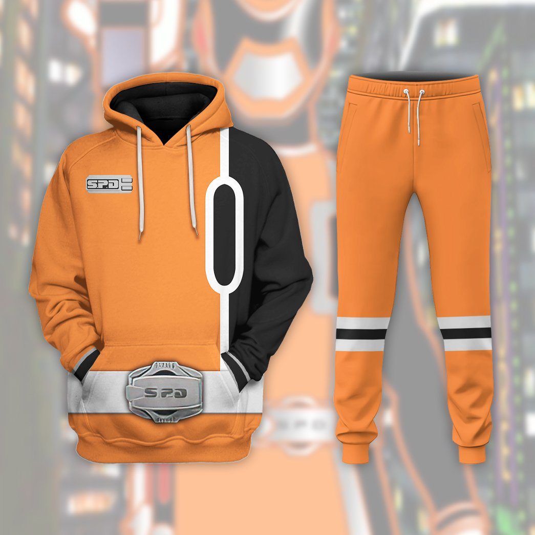 Gearhuman 3D Power Rangers SPD Orange Sweatpants GB290115 Sweatpants