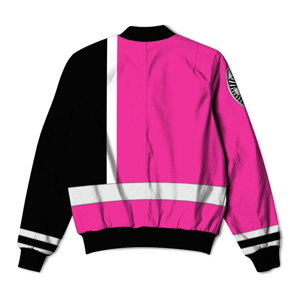 Gearhuman 3D Power Rangers SPD Pink Custom Bomber GB22027 Bomber