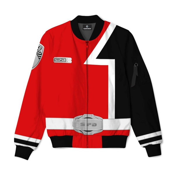 Power Rangers S.P.D. Dekaranger Red Ranger Jacket buy Replica Size M, L & XL Rare