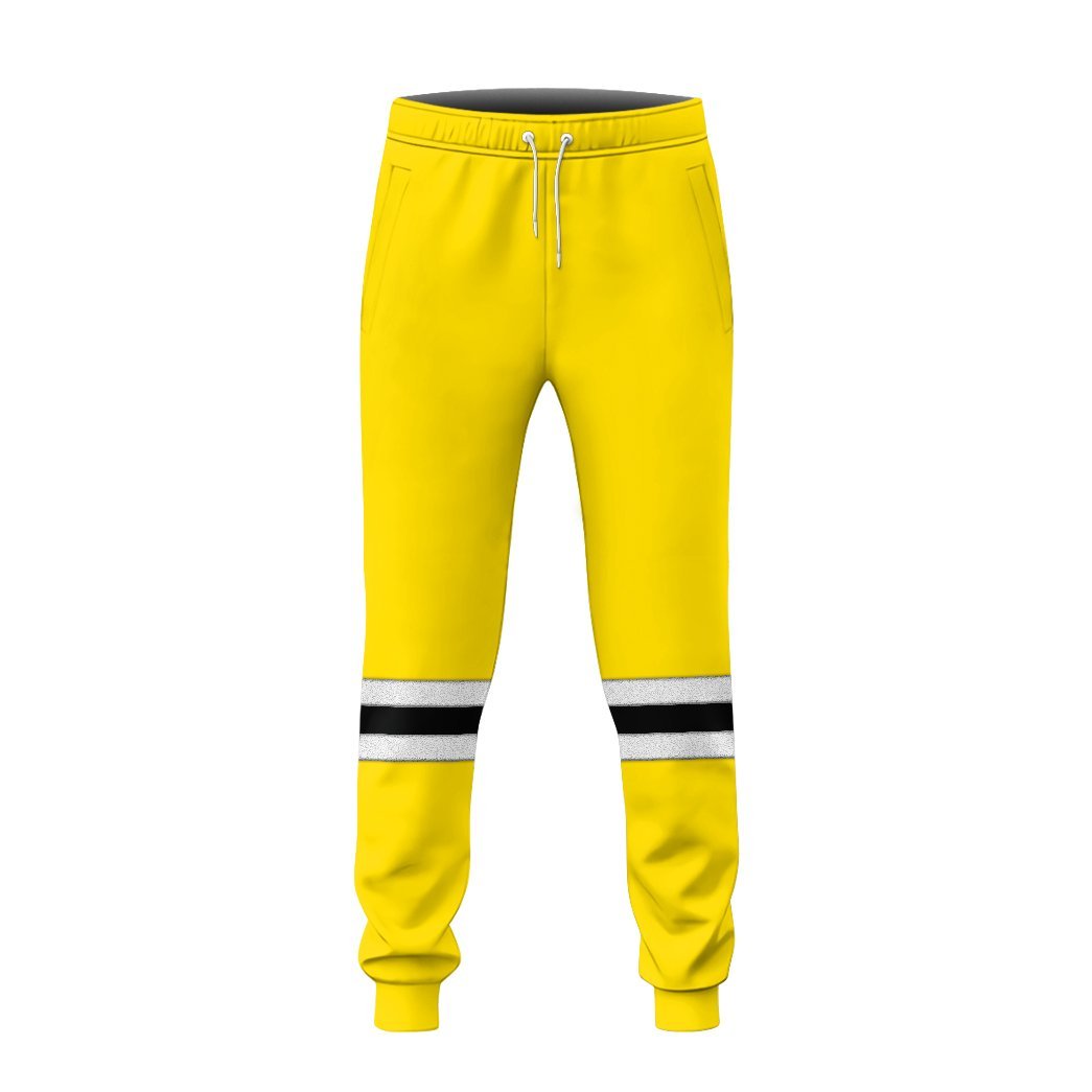 Gearhuman 3D Power Rangers S.P.D Yellow Sweatpants GB29019 Sweatpants