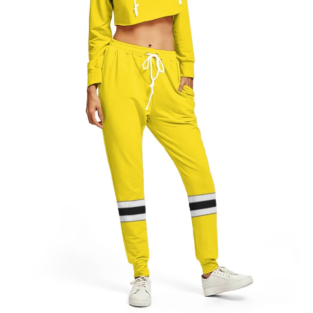 Gearhuman 3D Power Rangers S.P.D Yellow Sweatpants GB29019 Sweatpants Sweatpants S