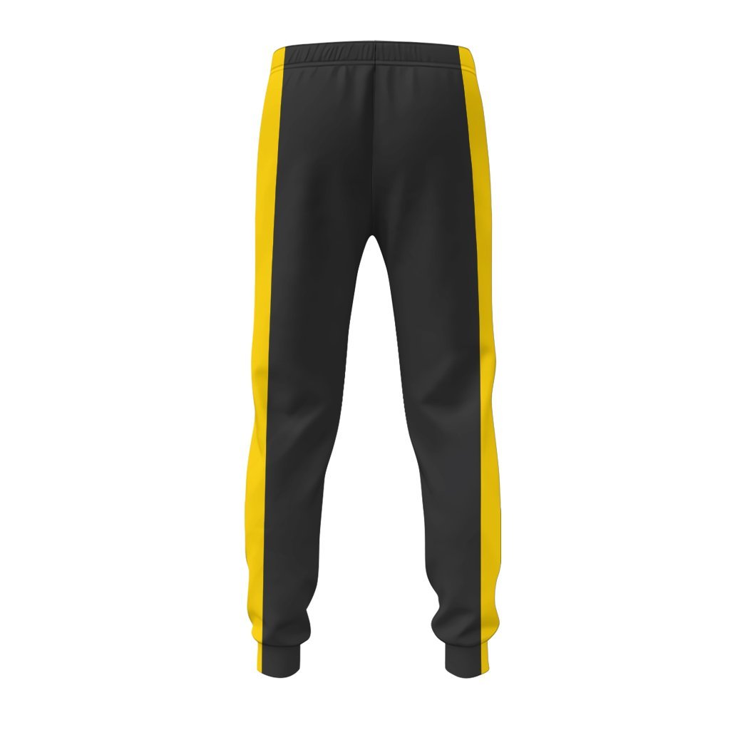 Gearhumans 3D Power Rangers S.P.D Yellow Uniform Sweatpants