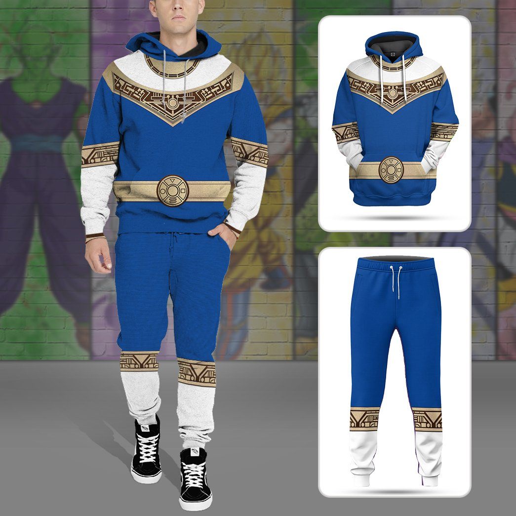 Gearhuman 3D Power Rangers Zeo Blue Custom Sweatpants GV08014 Sweatpants 