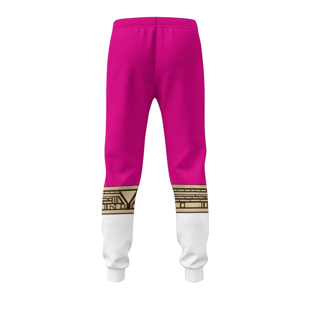 Gearhuman 3D Power Rangers Zeo Pink Custom Sweatpants GV08015 Sweatpants 
