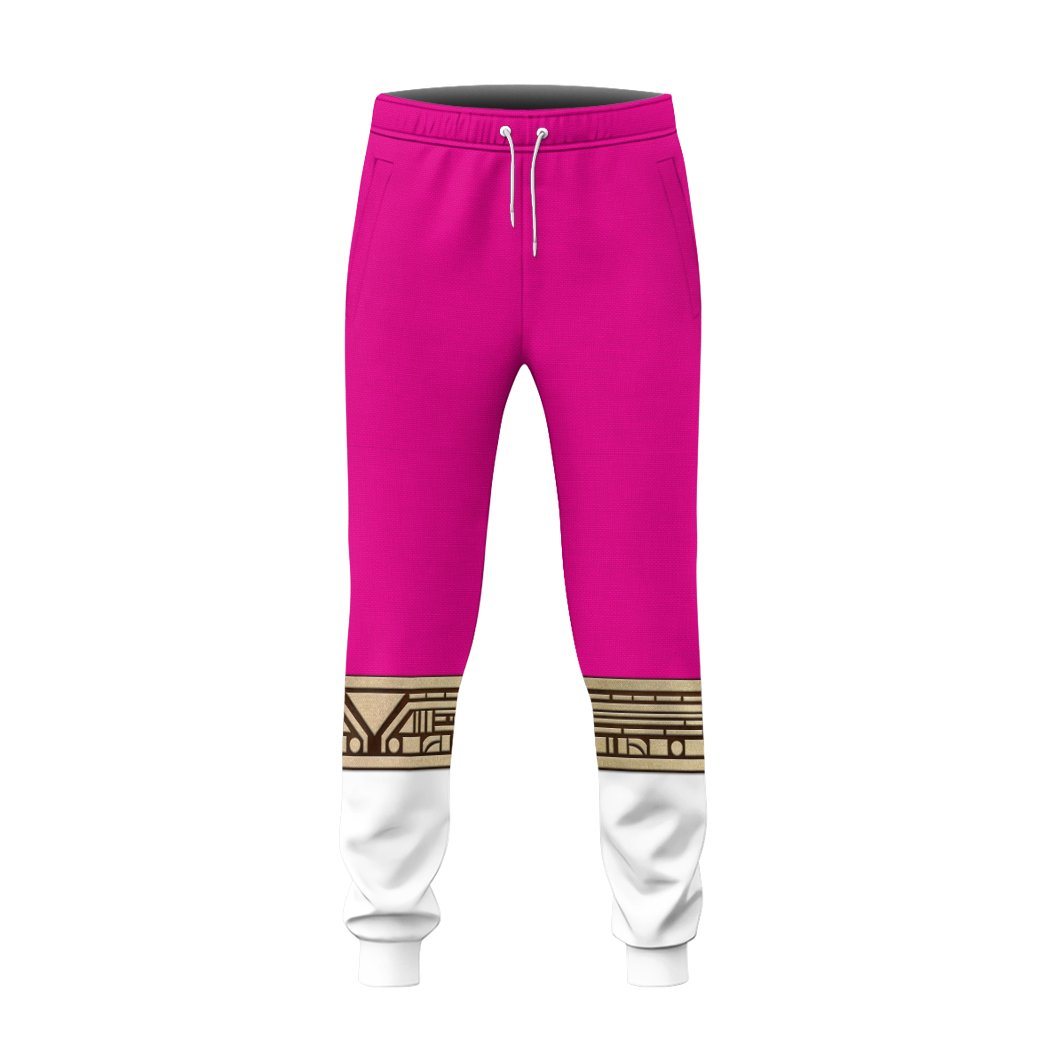 Gearhuman 3D Power Rangers Zeo Pink Custom Sweatpants GV08015 Sweatpants 