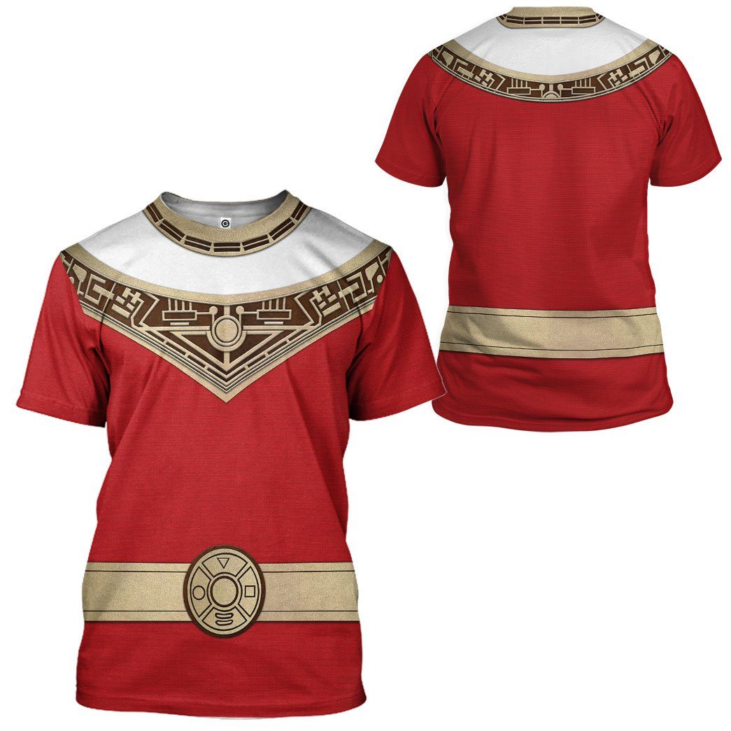 Gearhumans 3D Power Rangers Zeo Red Custom Tshirt Hoodie Apparel