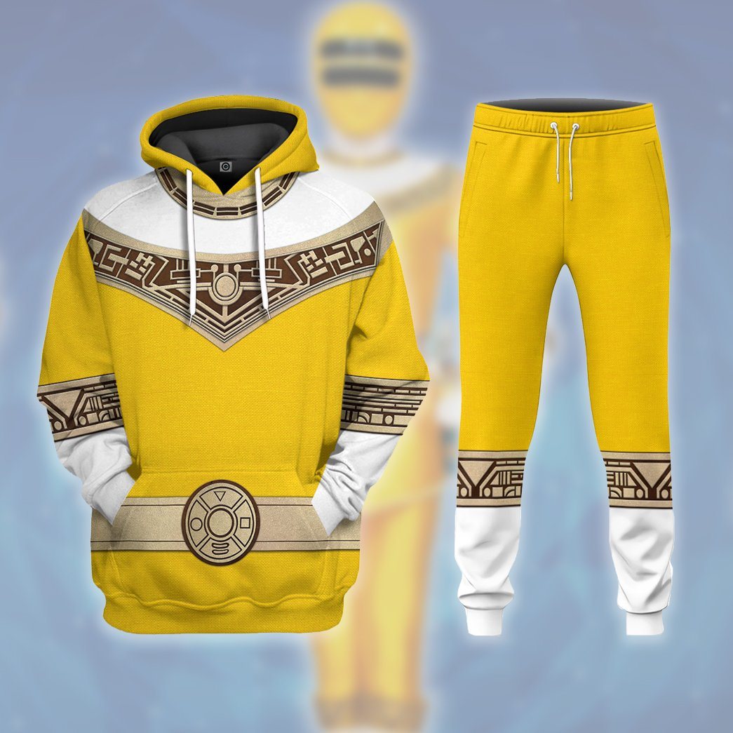 Gearhuman 3D Power Rangers Zeo Yellow Custom Sweatpants GV08013 Sweatpants 