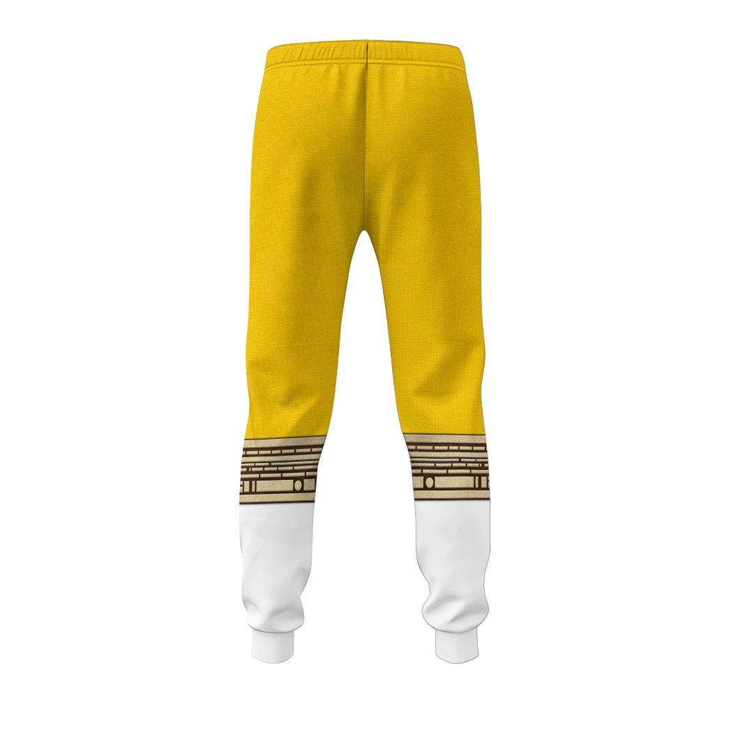 Gearhuman 3D Power Rangers Zeo Yellow Custom Sweatpants GV08013 Sweatpants 