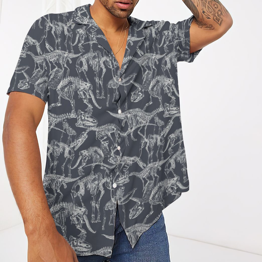 Gearhuman 3D Prehistoric Animals Hawaii Shirt ZK2106216 Short Sleeve Shirt 