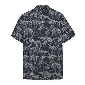 Gearhuman 3D Prehistoric Animals Hawaii Shirt ZK2106216 Short Sleeve Shirt 