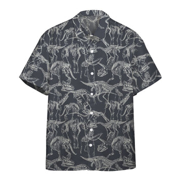 Gearhuman 3D Prehistoric Animals Hawaii Shirt ZK2106216 Short Sleeve Shirt Short Sleeve Shirt S 