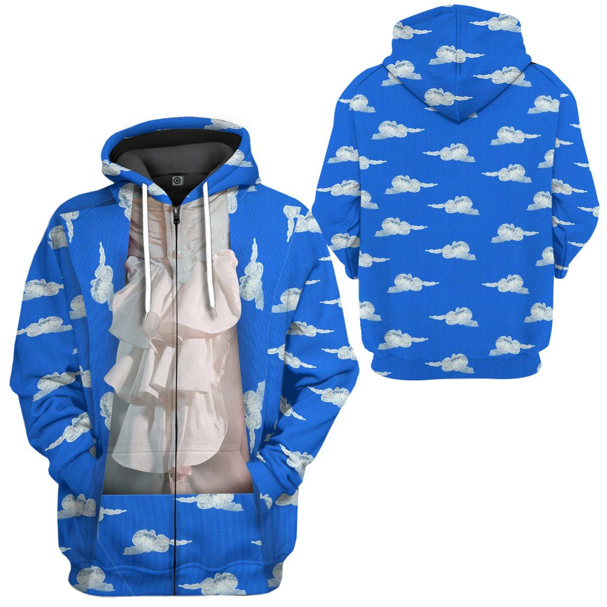 Gearhuman 3D Prince Cloud Suit Custom Hoodie Apparel GW120816 3D Custom Fleece Hoodies 