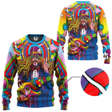 GearHuman 3D Print Colorful Guitar Custom Shirt GR12016 3D Apparel 