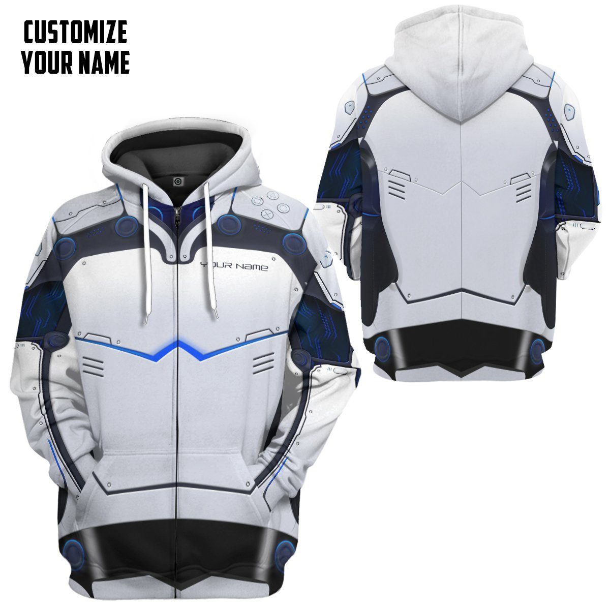 Gearhuman 3D PS5 HighTech Hoodie Apparel GQ17091 3D Apparel 