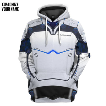 Gearhumans 3D PS5 HighTech Custom Name Hoodie Apparel