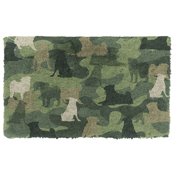 Gearhuman 3D Pug Camo Doormat GK01021 Doormat Doormat S(15,8''x23,6'')
