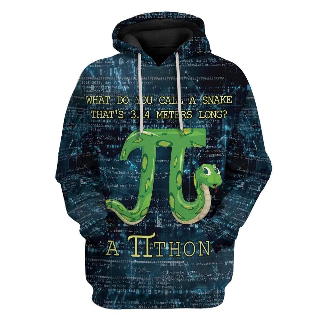 Gearhuman 3D Python Pithon Snake Custom Hoodie Apparel GT27023 3D Custom Fleece Hoodies Hoodie S 