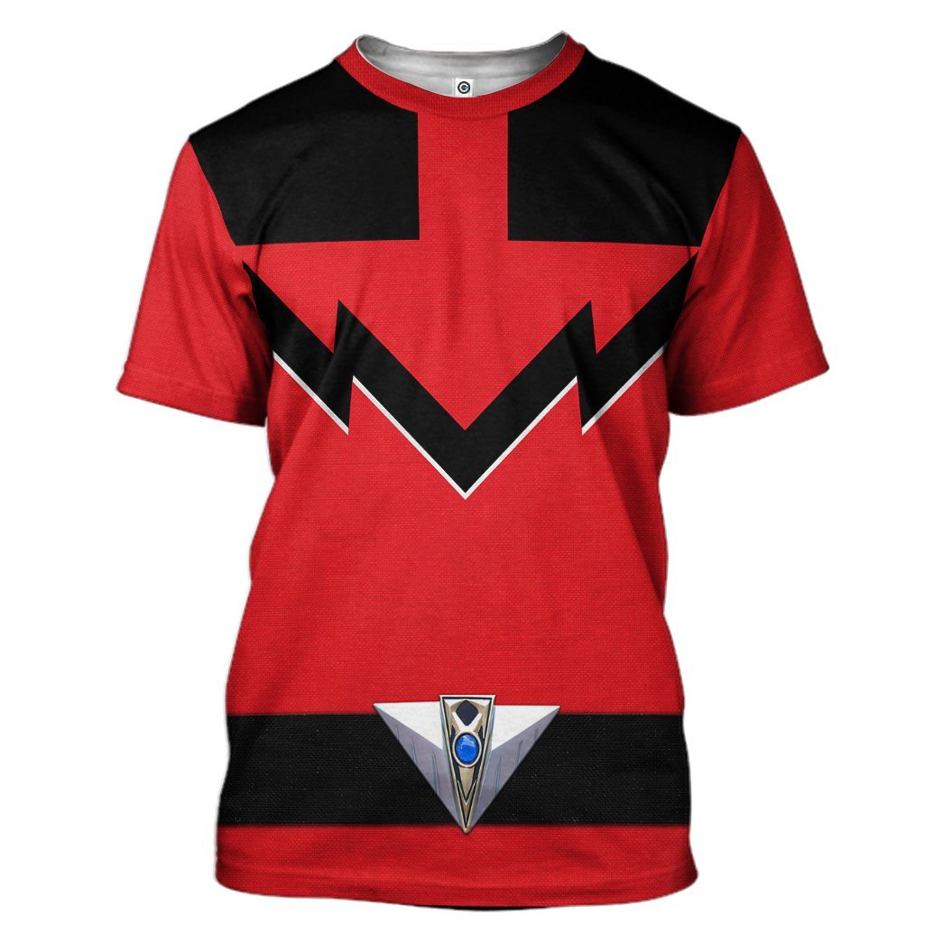 Gearhuman 3D Quantum Power Rangers Time Force Tshirt Hoodie Apparel GB13011 3D Apparel T-Shirt S 