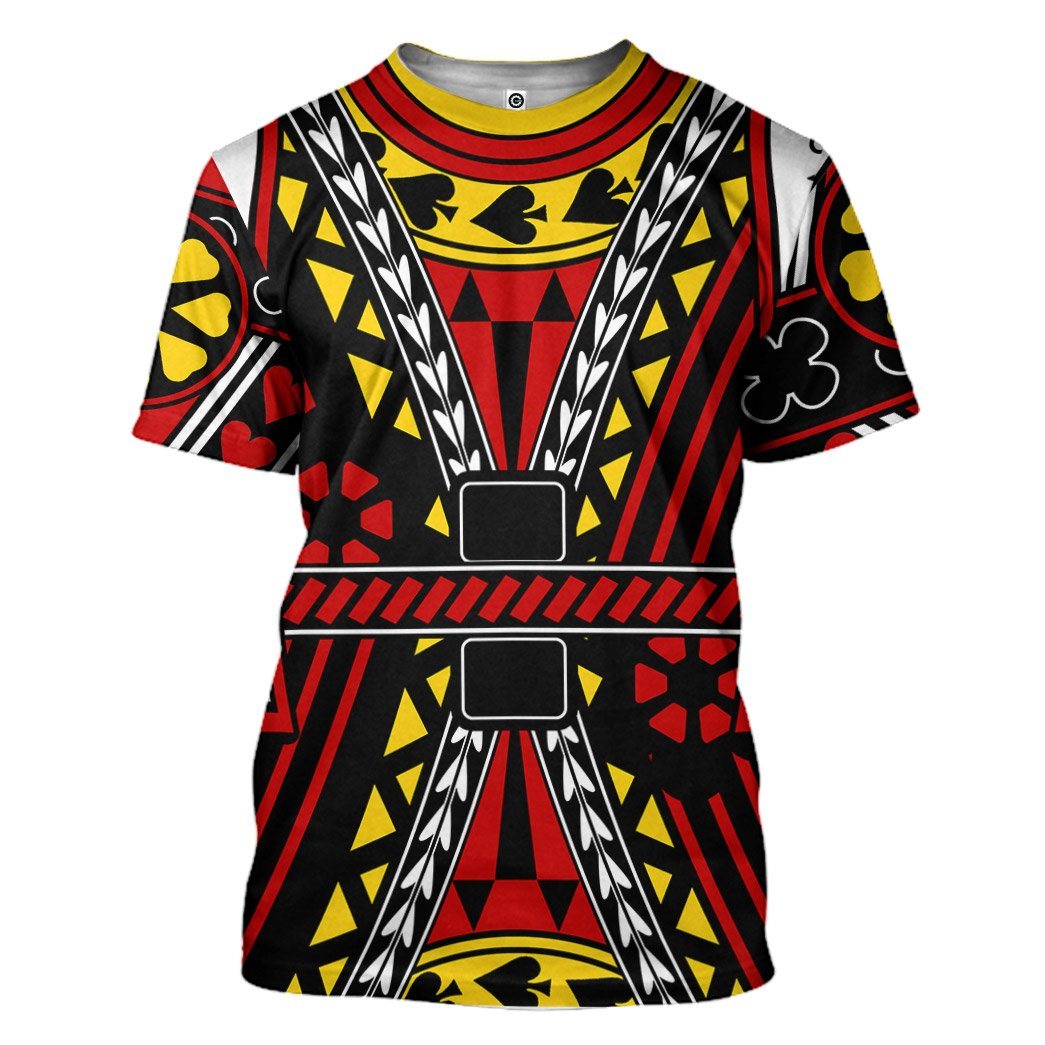 Gearhuman 3D Queen of Hearts Judith Custom Tshirt Hoodie Apparel GC12018 3D Apparel T-Shirt S 