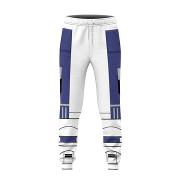 Gearhumans 3D R2D2 Cosplay Custom Sweatpants