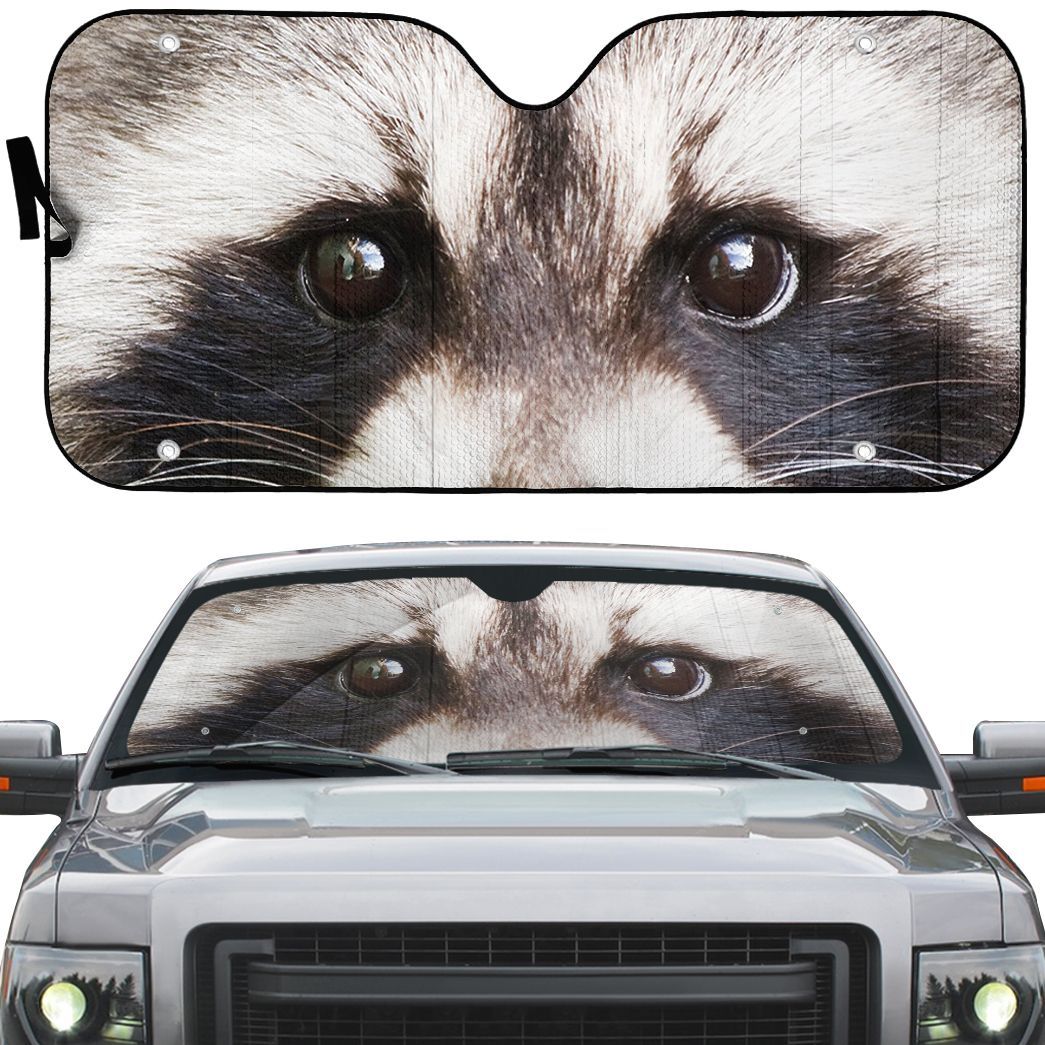 Gearhuman 3D Raccoon Eyes Sunshade ZK0707213 Auto Sunshade 