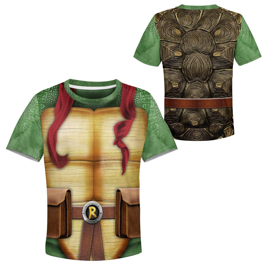 Raphael Raph TMNT Custom Short Sleeve Shirt