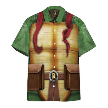 Gearhumans 3D Raphael Raph TMNT Cosplay Custom Short Sleeve Shirt