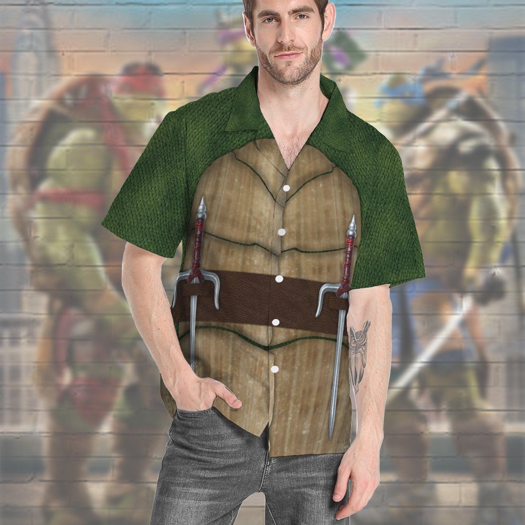 Gearhuman 3D Raphael Raph TMNT Custom Short Sleeve Shirt GV291211 Short Sleeve Shirt 