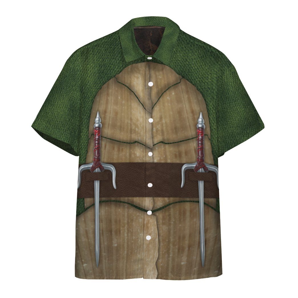 Gearhuman 3D Raphael Raph TMNT Custom Short Sleeve Shirt GV291211 Short Sleeve Shirt Short Sleeve Shirt S 