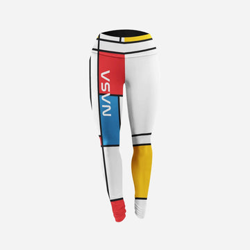 Gearhumans 3D Rectangle Bauhaus Nasa Custom Legging