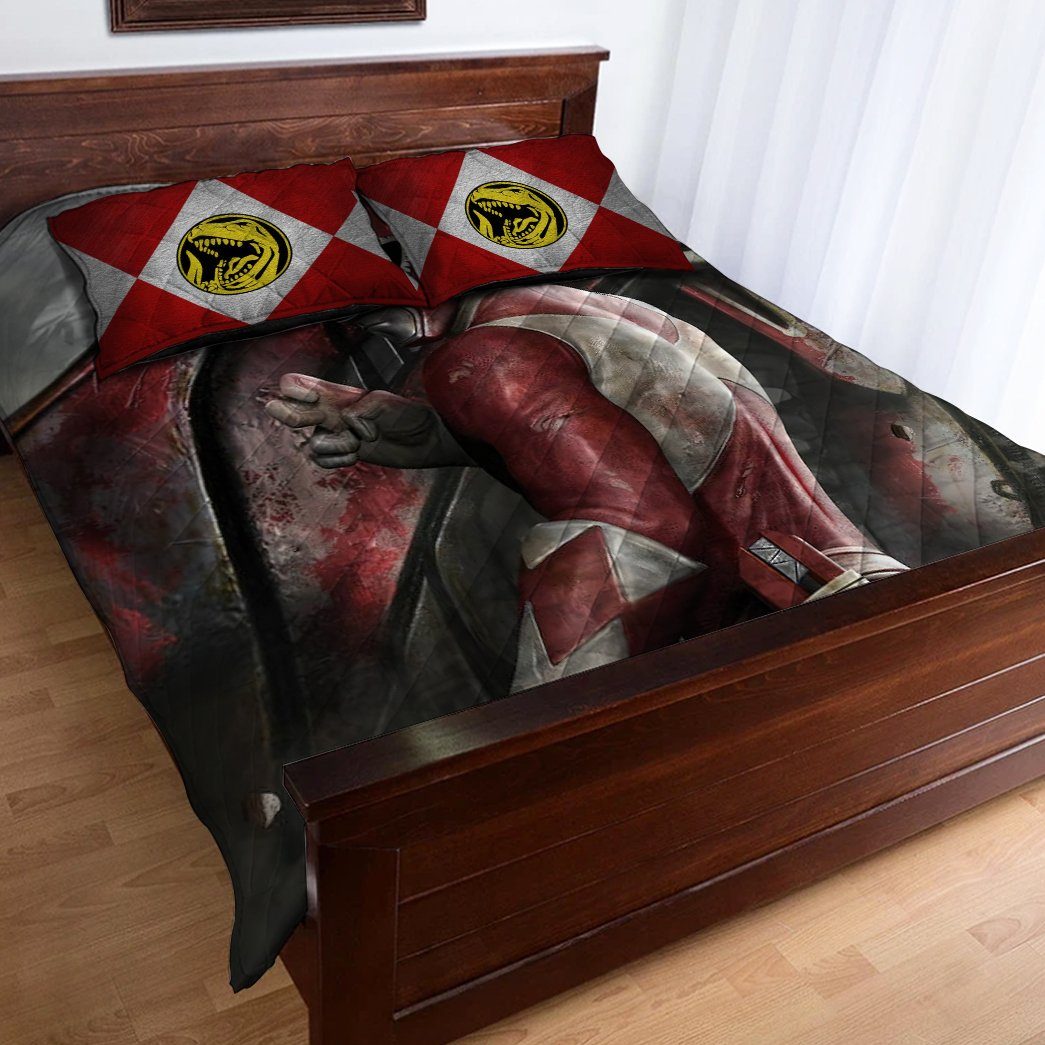 Gearhuman 3D Red Power Ranger Custom Quilt Set GW12013 Quilt Set 