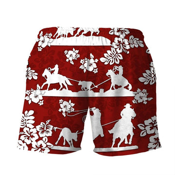 Gearhuman 3D Red Team Roping Shorts ZK2506215 Men Shorts 