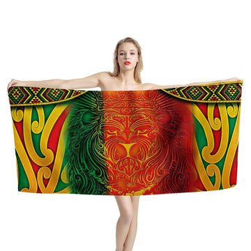 Gearhuman 3D Reggae Lion Custom Towel GW1806212 Towel 