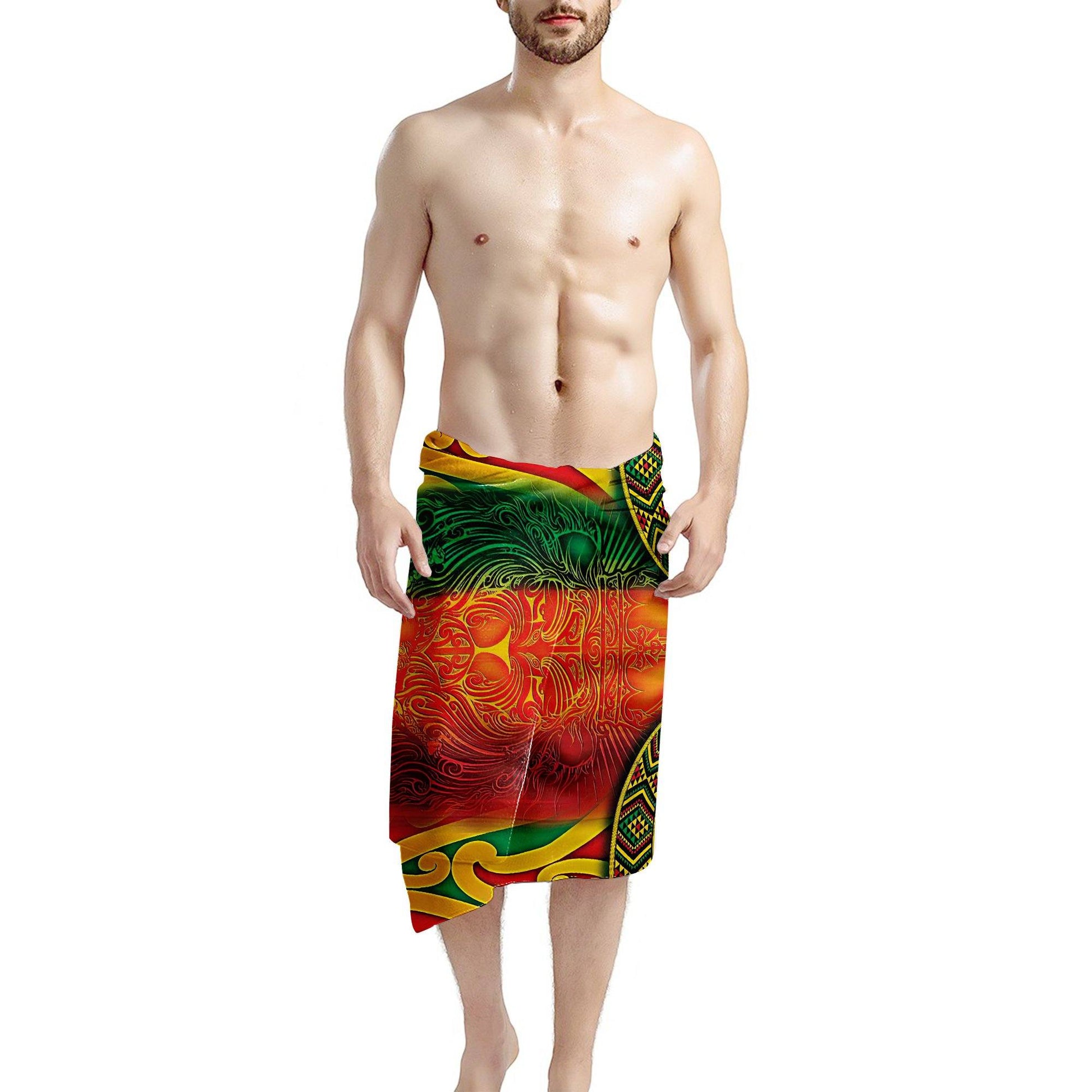 Gearhuman 3D Reggae Lion Custom Towel GW1806212 Towel 