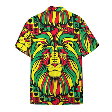 Gearhuman 3D Reggae Music Celebration Hawaii Shirt ZK1406213 Short Sleeve Shirt 