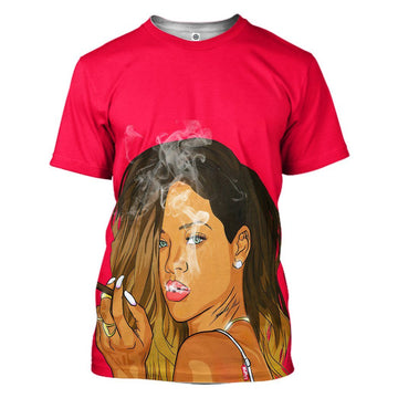 Gearhumans 3D Rihanna Custom Tshirt Hoodie Apparel