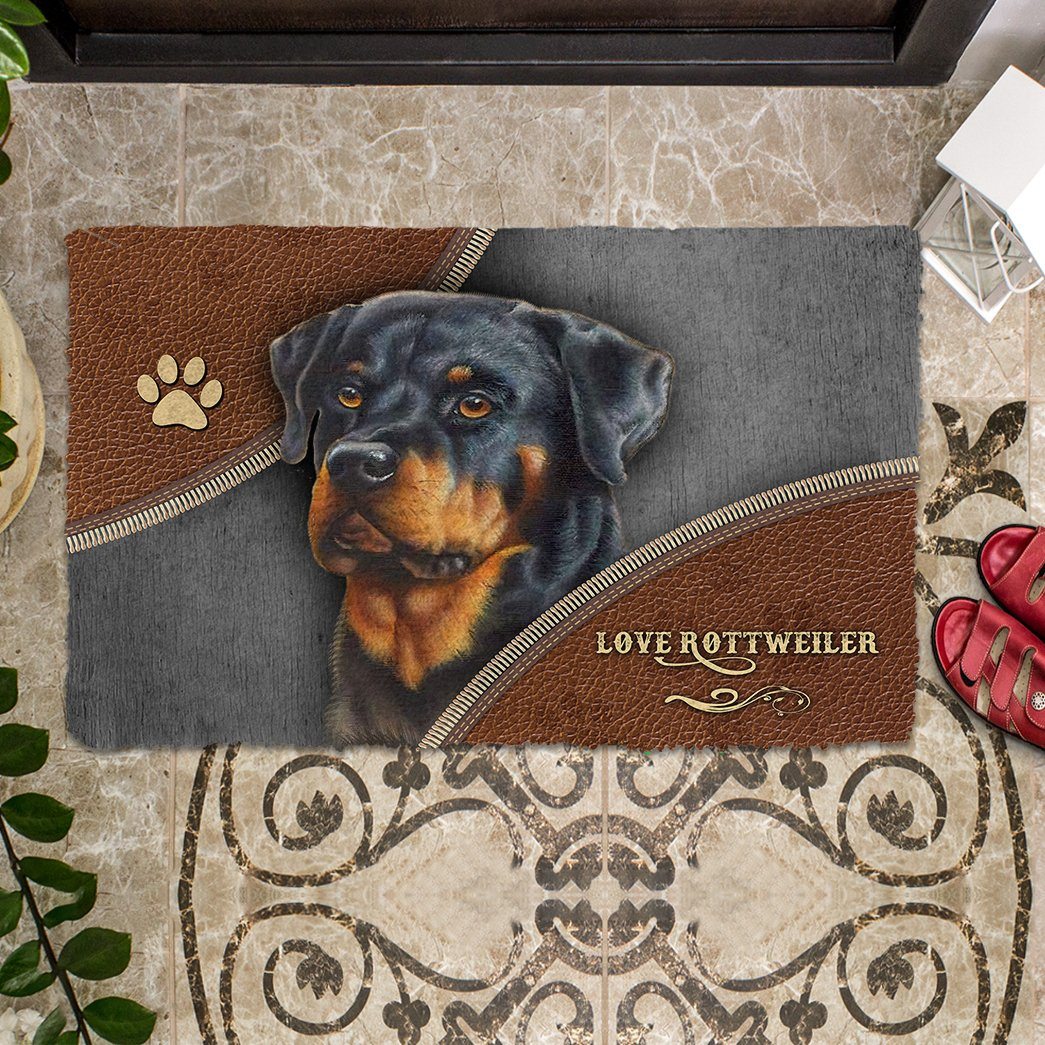 Gearhuman 3D Rottweiler Doormat GV24021 Doormat