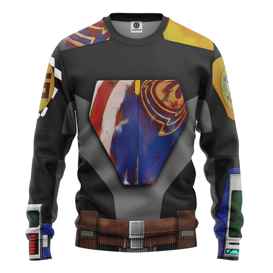 Gearhuman 3D Sabine Wren From Star Wars Rebels Custom Tshirt Hoodie Appparel GV250162 3D Apparel Long Sleeve S