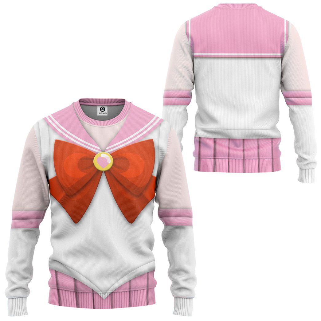 Gearhuman 3D Sailor Chibi Moon Custom Tshirt Hoodie Apparel CC311213 3D Apparel 