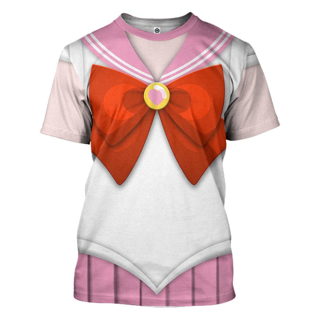 Gearhuman 3D Sailor Chibi Moon Custom Tshirt Hoodie Apparel CC311213 3D Apparel T-Shirt S 