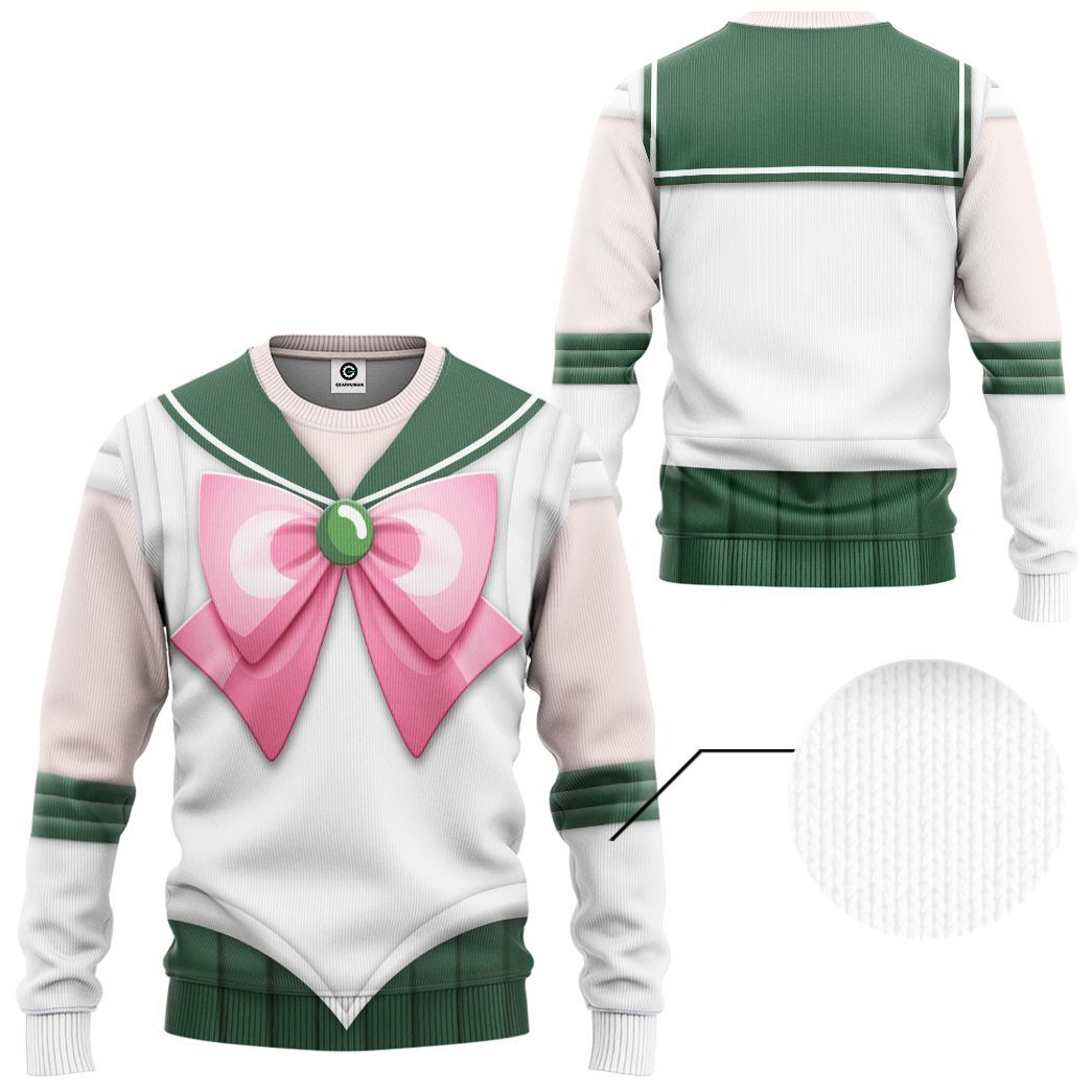 Gearhuman 3D Sailor Jupiter Custom Tshirt Hoodie Apparel CC15124 3D Apparel 