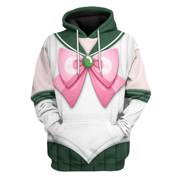 Gearhuman 3D Sailor Jupiter Custom Tshirt Hoodie Apparel CC15124 3D Apparel Hoodie S 