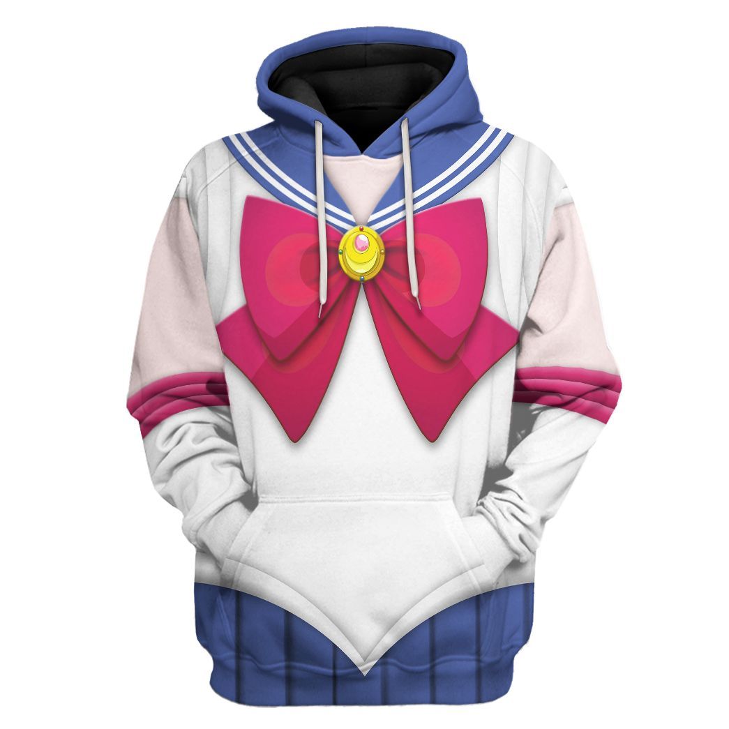 Gearhuman 3D Sailor Moon Custom Tshirt Hoodie Apparel CC15121 3D Apparel Hoodie S 