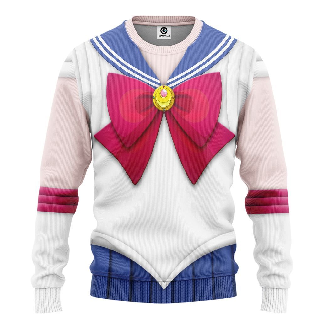 Gearhumans 3D Sailor Moon Custom Tshirt Hoodie Apparel