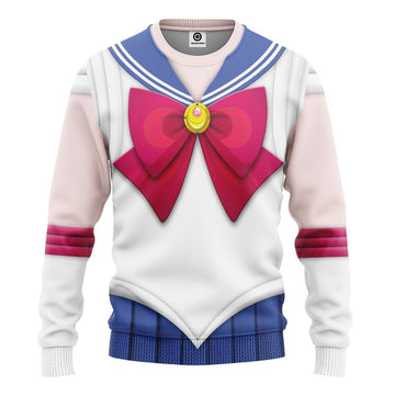 Gearhuman 3D Sailor Moon Custom Tshirt Hoodie Apparel CC15121 3D Apparel Long Sleeve S 