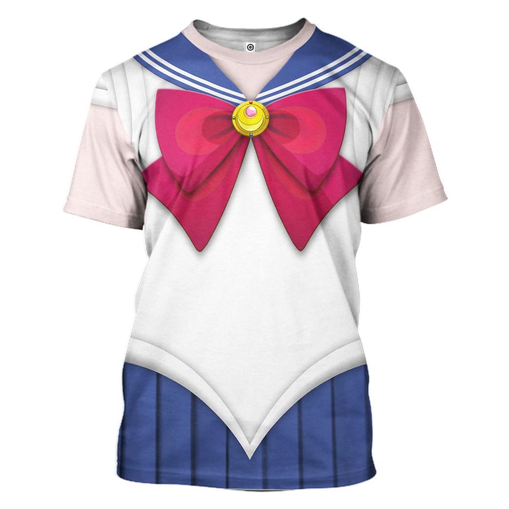 Gearhuman 3D Sailor Moon Custom Tshirt Hoodie Apparel CC15121 3D Apparel T-Shirt S 