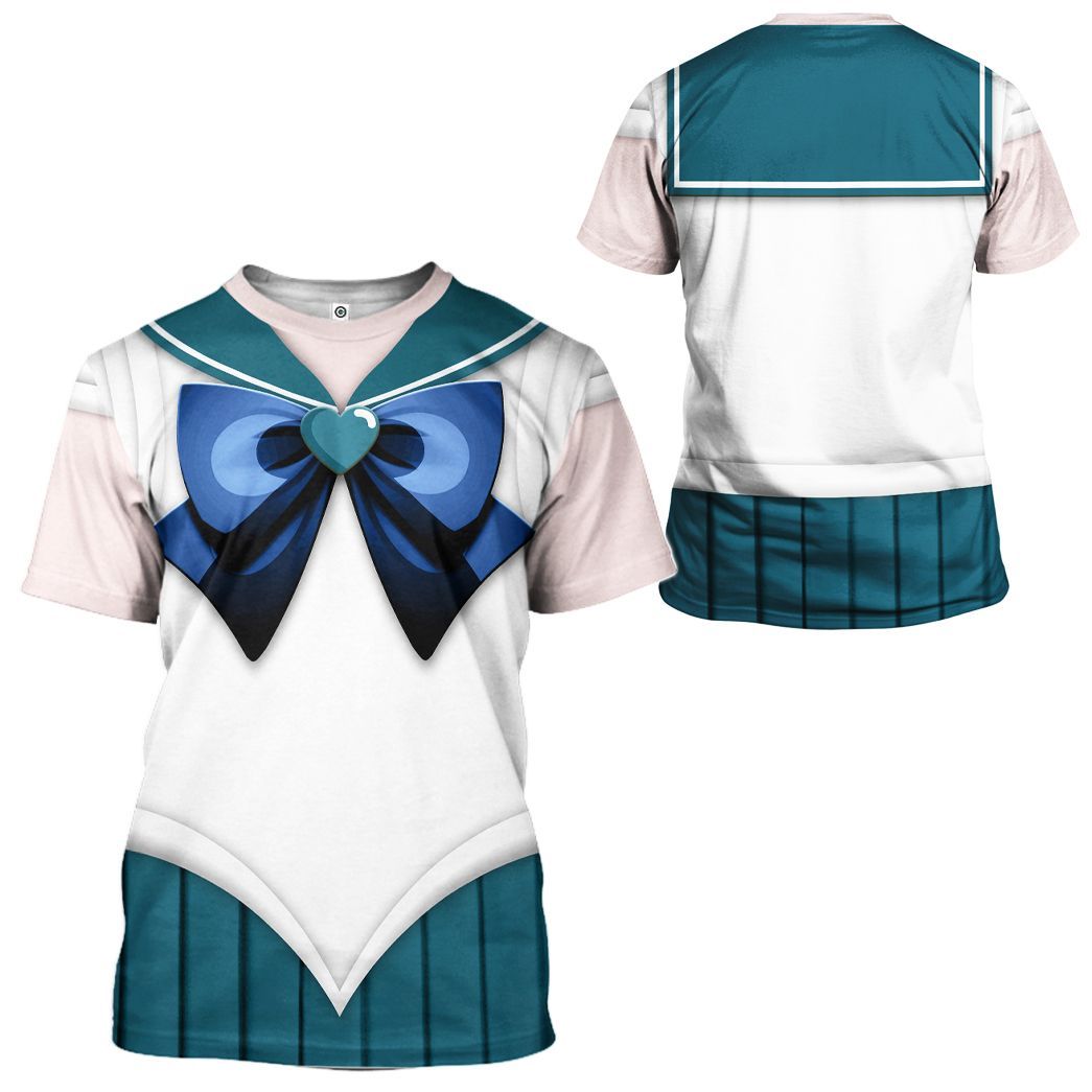 Gearhuman 3D Sailor Neptune Custom Tshirt Hoodie Apparel CC15128 3D Apparel 