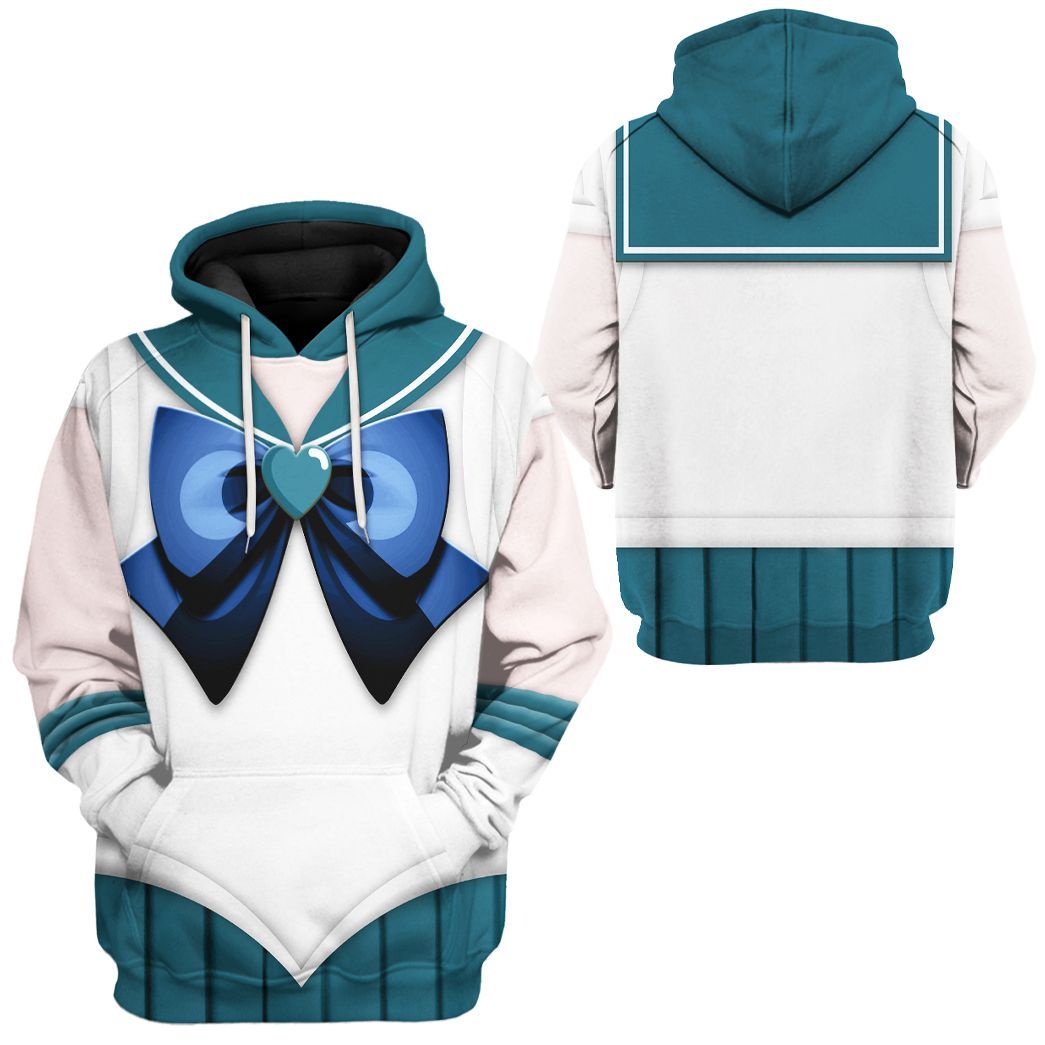 Gearhuman 3D Sailor Neptune Custom Tshirt Hoodie Apparel CC15128 3D Apparel 